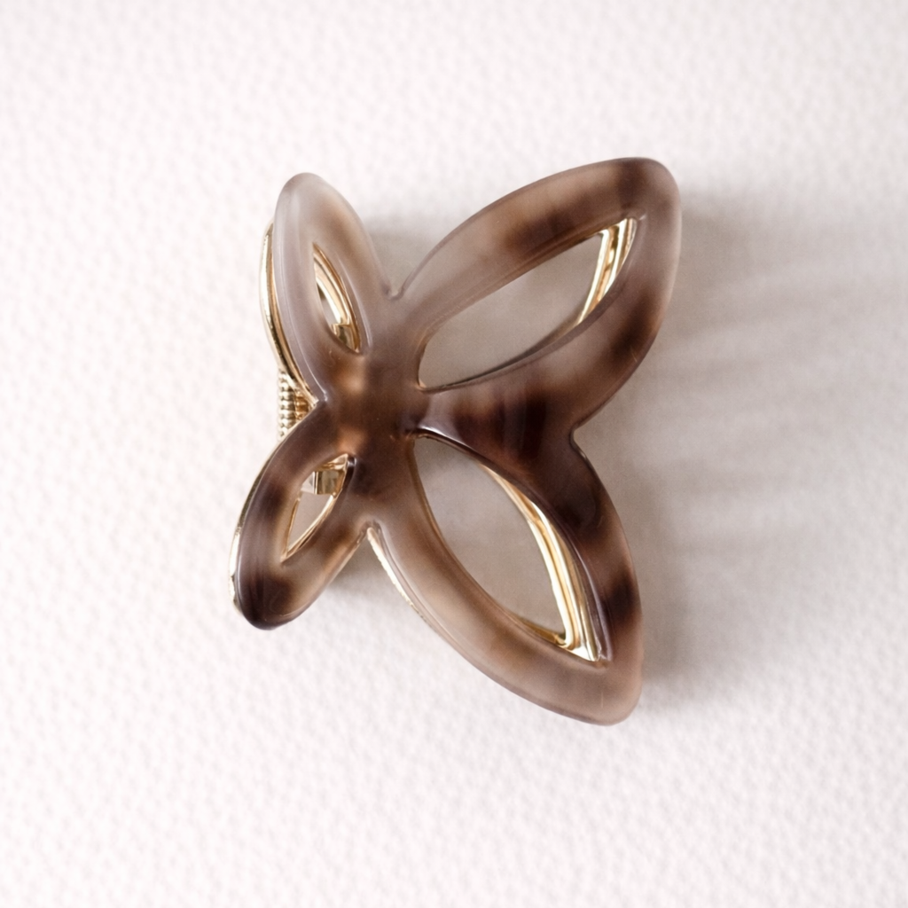 Skřipec do vlasů MOTÝL Warm Honey2